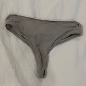 SKIMS Light Gray Thong